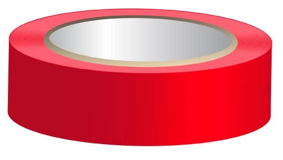 Fita Isoladora Vermelho (10 mts) - REBEL