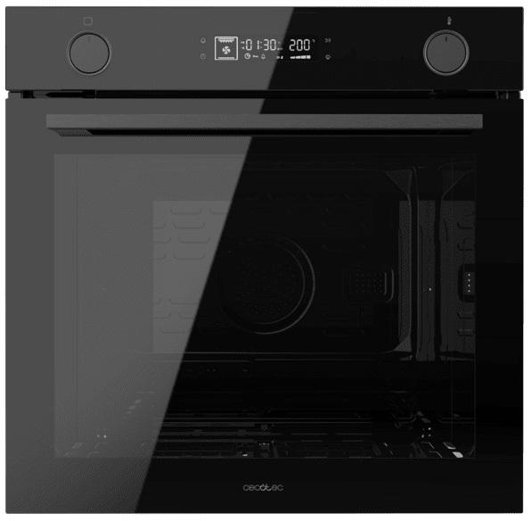 Forno de Encastre Bolero Hexa AF326000 Glass 73L 3250W (Preto) - CECOTEC