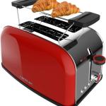 Torradeira Dupla Toastin´ Time 850W (Vermelho/Inox) - CECOTEC