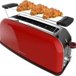 Torradeira Toastin´ Time 850W (Vermelho/Inox) - CECOTEC