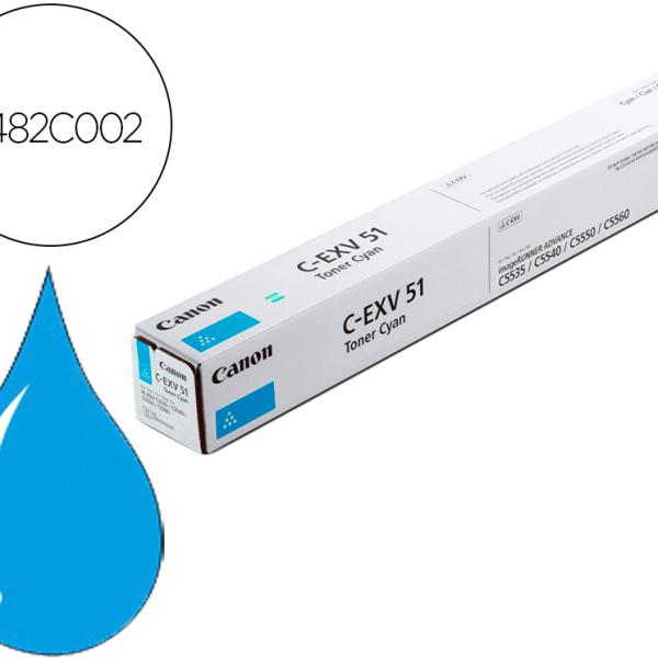 Toner C - EXV 51 C (Azul) - CANON