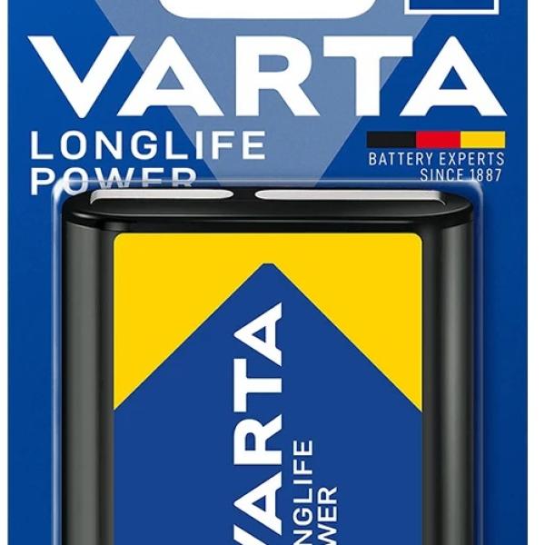 Pilha Alcalina LongLife Power 4,5V 3LR12 / 4912 - VARTA