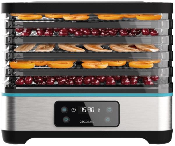 Desidratador de Alimentos VitaDry Pro 300W (Preto/Inox) - CECOTEC