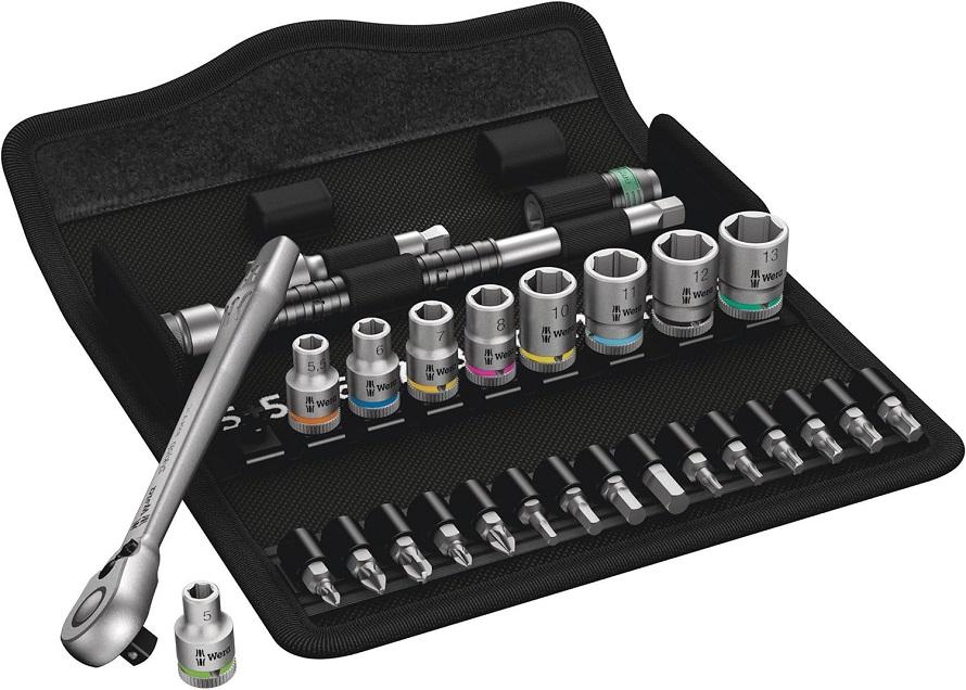 Conjunto de Chave Roquete + Bits (28 Peças) - WERA