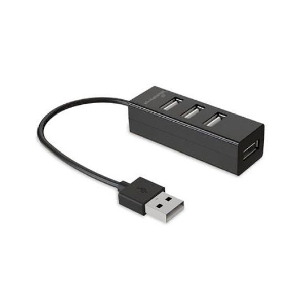 4 - PORT HUB 2.0 MEDIARANGE MRCS502 BLACK