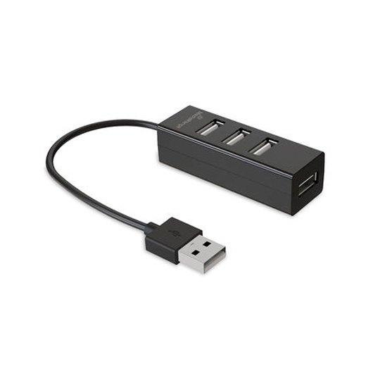 4 - PORT HUB 2.0 MEDIARANGE MRCS502 BLACK