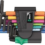 Conjunto de Chaves Sextavadas 950/9 Hex - Plus (9 Peças) - WERA