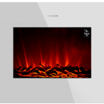 Lareira Elétrica Ready Warm 2690 Flames Connected 26 2000W (Branco) - CECOTEC