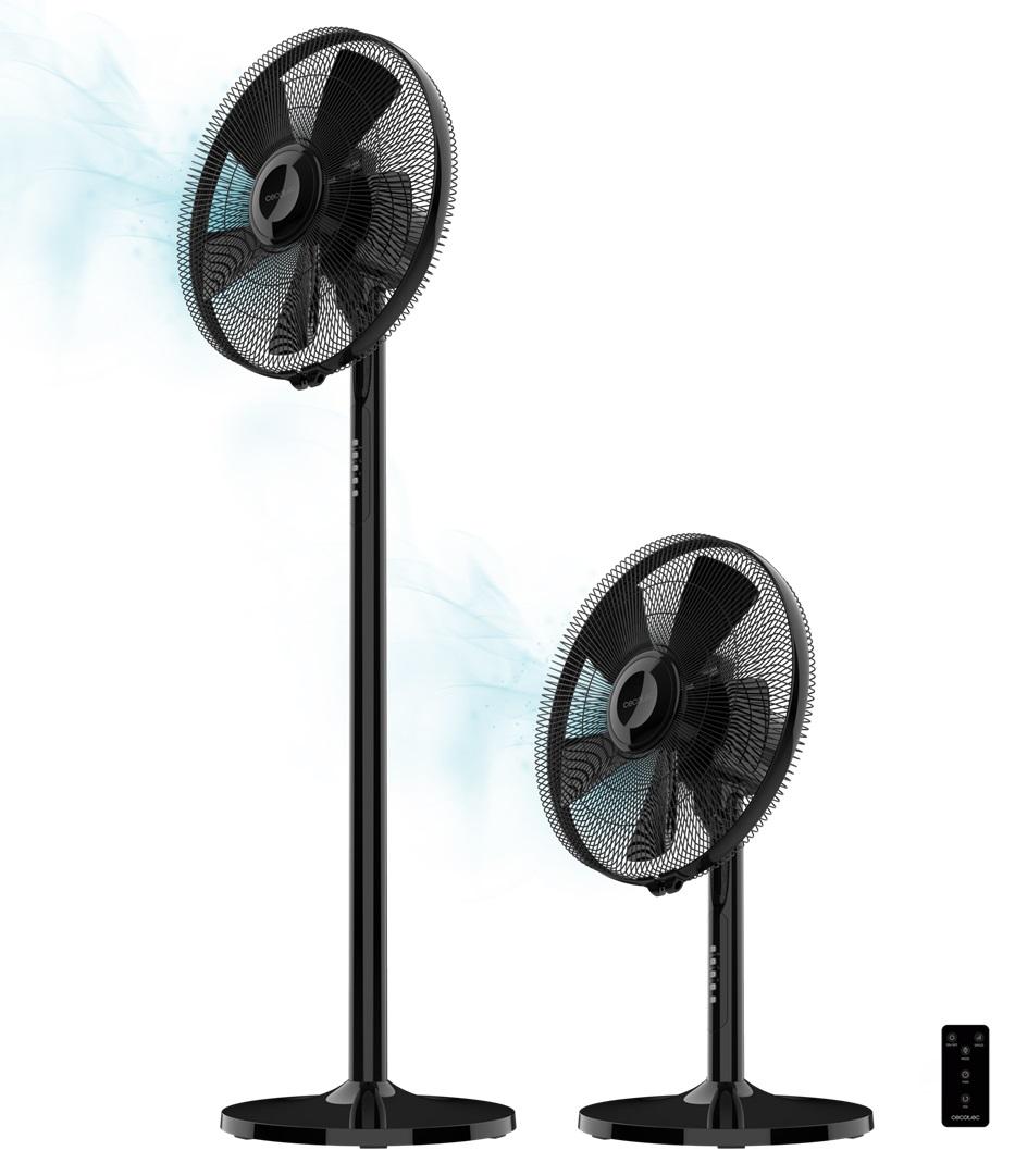 Ventoinha de Pé EnergySilence 555 2 - EM - 1 Smart XL (Preto) - CECOTEC