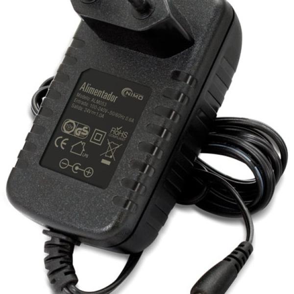Alimentador AC/DC 24V 1A (Preto)