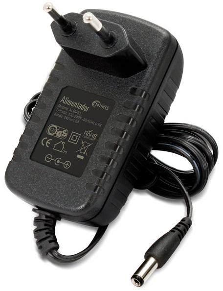 Alimentador AC/DC 24V 1A (Preto)