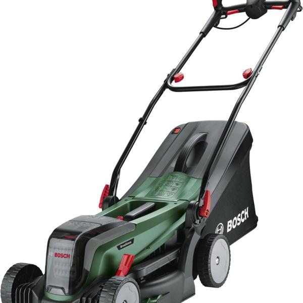 Corta Relvas Manual UniversalRotak 18V - 37 - 550 + 2 Baterias e Carregador (Preto/Verde) - BOSCH