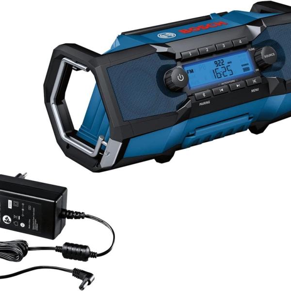 Rádio Portátil Digital GPB 18V - 2 C Professional (Preto/Azul/Prateado) - BOSCH