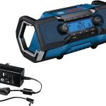 Rádio Portátil Digital GPB 18V - 2 C Professional (Preto/Azul/Prateado) - BOSCH