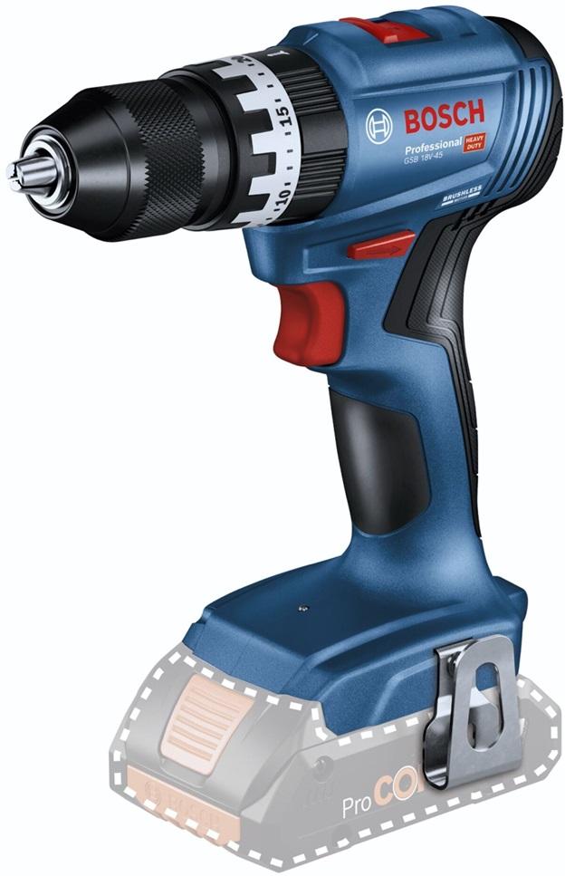 Berbequim GSB 18V - 45 Professional c/ Percussão s/ Bateria - BOSCH