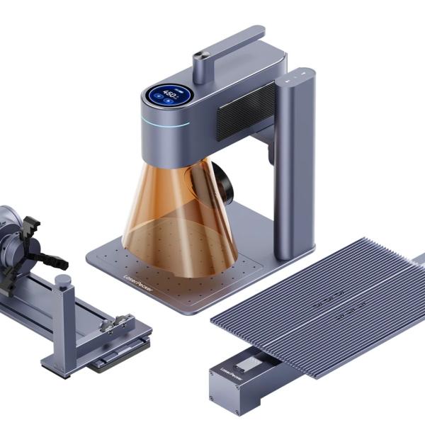 Máquina de Gravação a Laser LP4 Versão Deluxe + Rotary Extension + Slide Extension - LASERPECKER