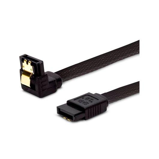 CABLE SATA ANGULAR SAVIO GAK-04 BLACK