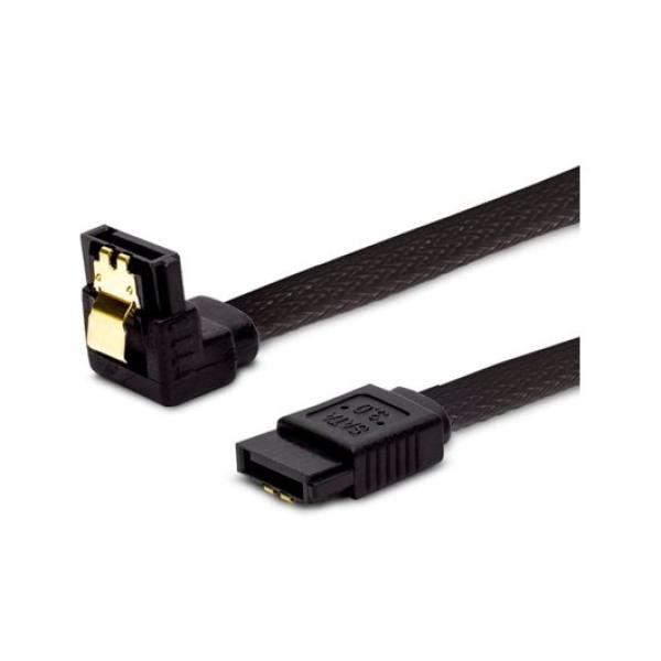 CABLE SATA ANGULAR SAVIO GAK - 04 BLACK