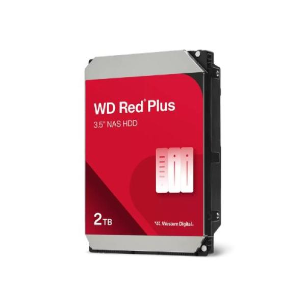 Disco Rígido NAS 3.5 Red Plus 2TB 5400 RPM 64MB SATA - WESTERN DIGITAL