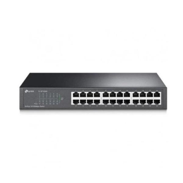 HUB SWITCH 24 PTOS 10/100 TP - LINK TL - SF1024D RACK