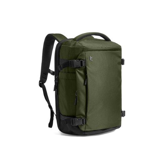 TOMTOC NAVIGATOR T66 L GREEN LAPTOP BACKPACK
