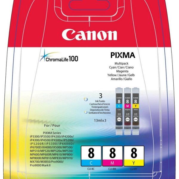 Tinteiro 8 Tri - Color - CANON