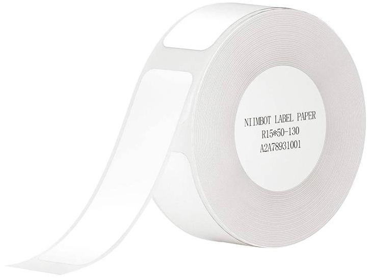 Rolo 130x Etiquetas Térmicas 15x50mm (Branco) - NIIMBOT