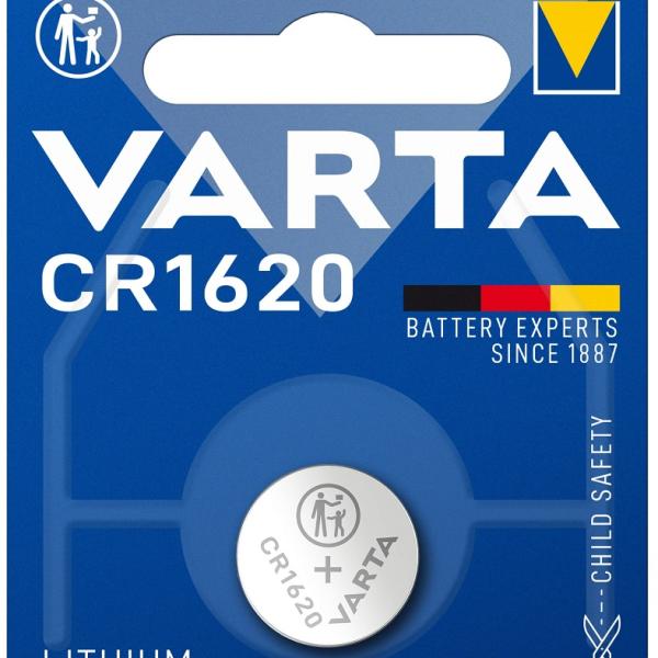 Pilha Lithium 3V CR1620 - VARTA