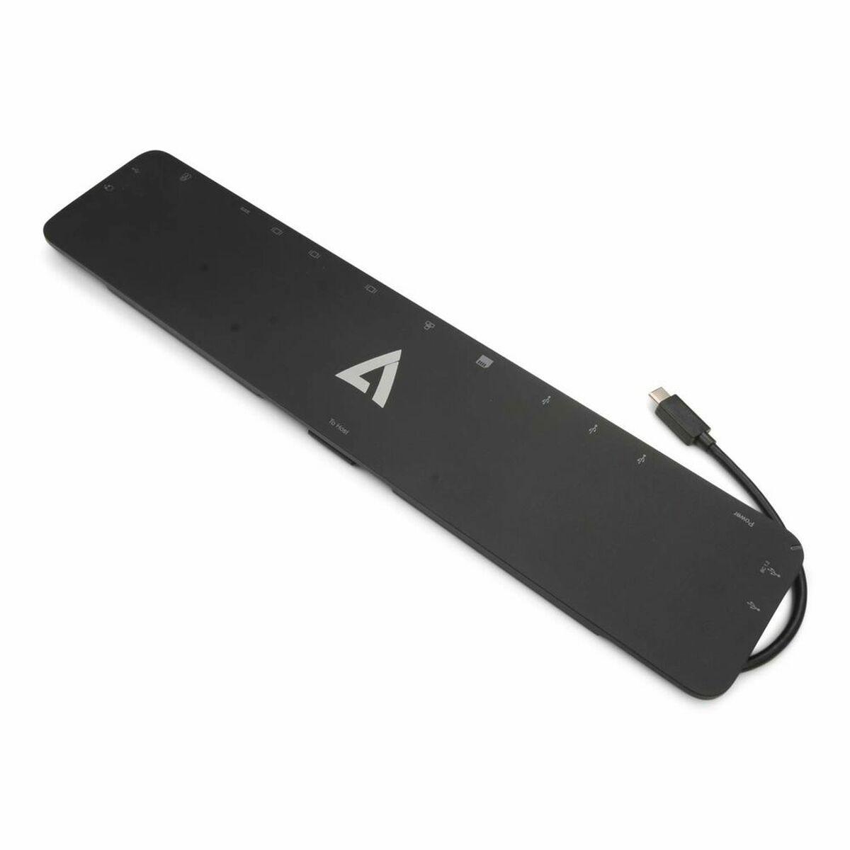 Hub USB V7 DOCKUCPT01 Preto 100 W