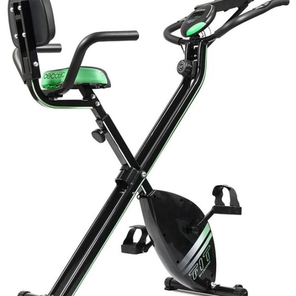 Bicicleta Magnética Dobrável X Bike Pro (Preto/Verde) - CECOTEC