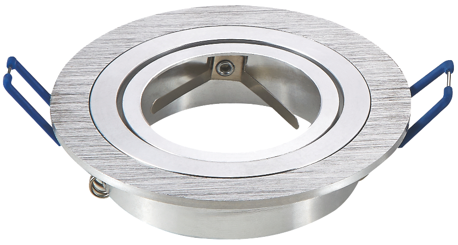 Aro Redondo Ajustável em Aluminio p/ Lampadas MR16 - GU10