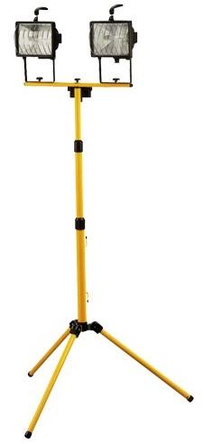 Tripé Telescópico (1,35 mts) IP44 p/ 2x Projectores LED/Halogéneo