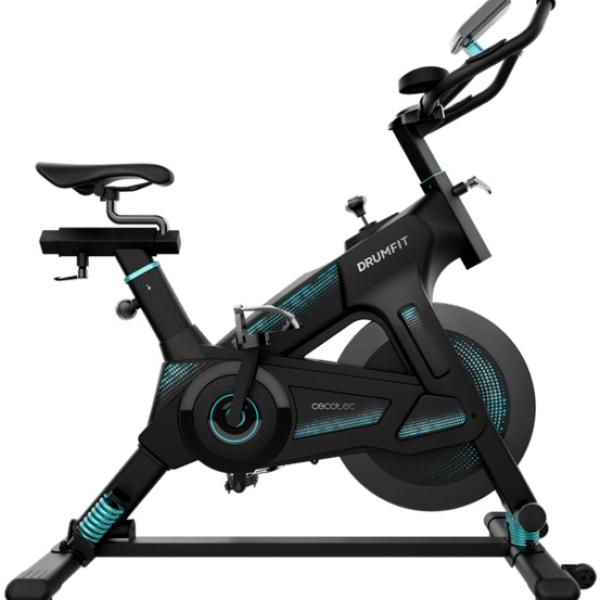 Bicicleta DrumFit Indoor 23000 Kosmos Pro (Preto/Verde) - CECOTEC