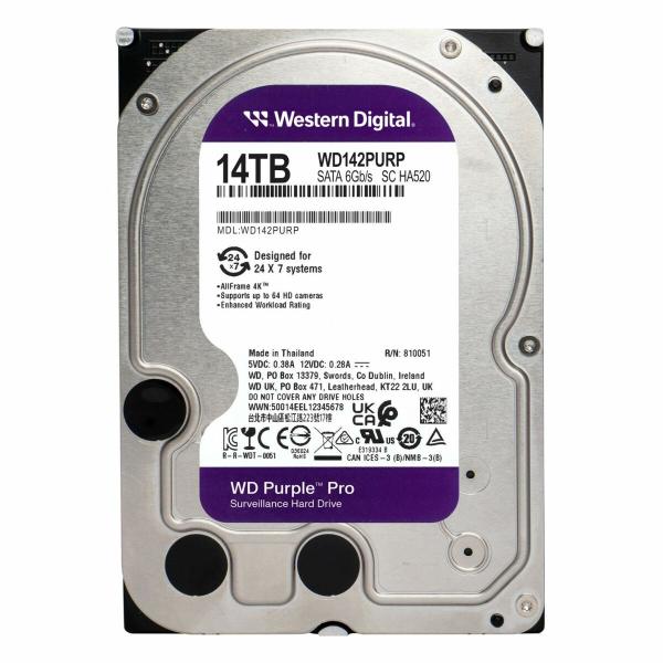 Disco Duro Western Digital WD142PURP 3,5" 14 TB