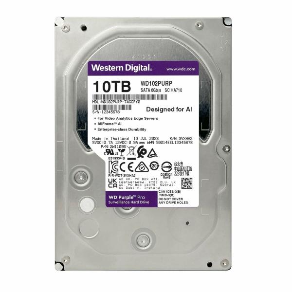 Disco Duro Western Digital WD102PURP 3,5" 10 TB