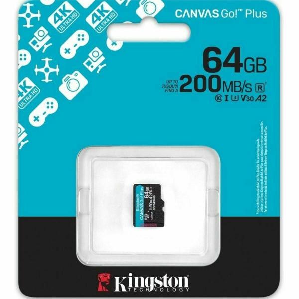 Cartão de Memória Micro SDXC Kingston CANVAS Select Plus 64 GB
