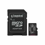 Cartão de Memória Micro SD com Adaptador Kingston SDCS3/64GB 64 GB