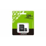 Cartão de Memória Micro SD com Adaptador Kingston SDCS3/128GB 128 GB