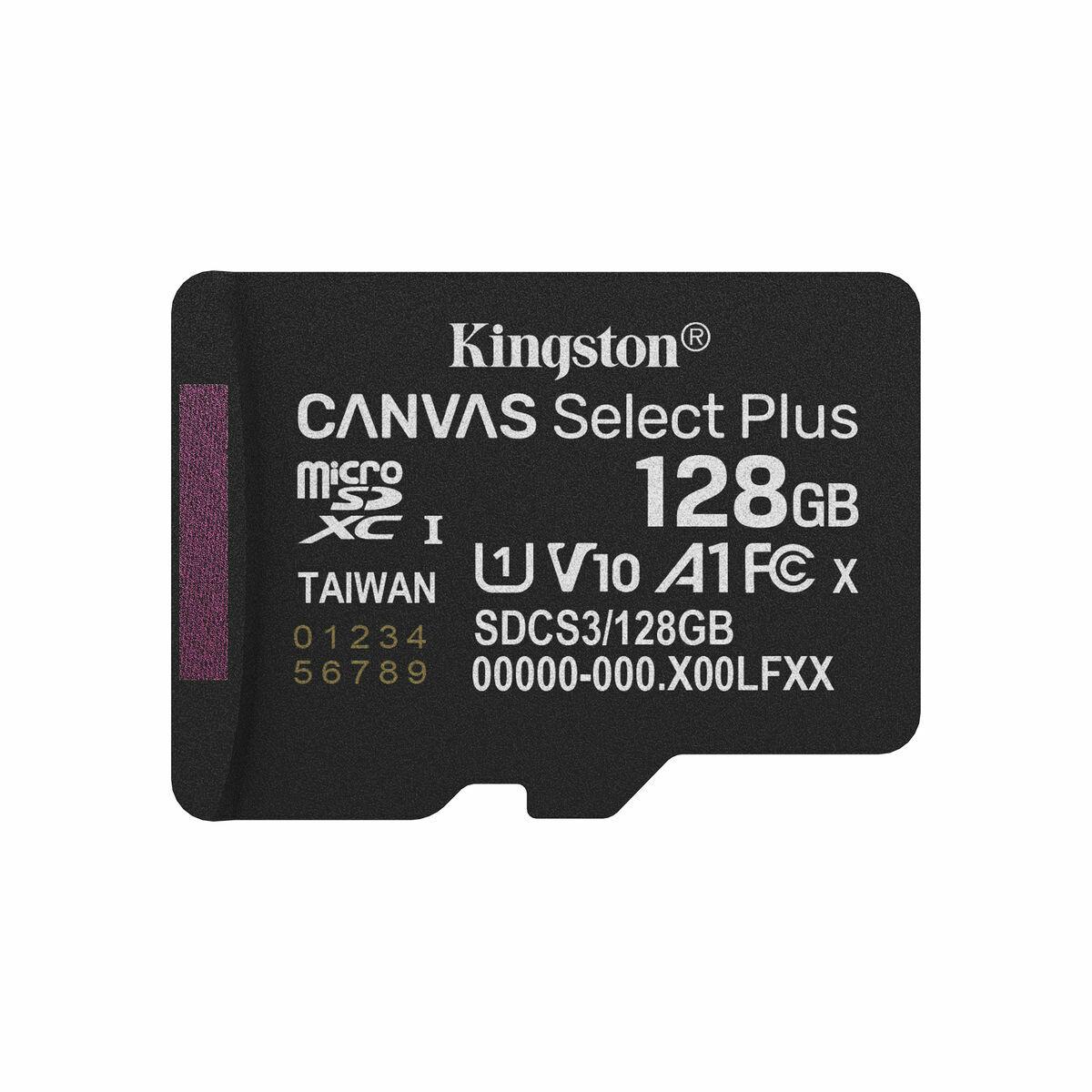 Cartão de Memória Micro SD com Adaptador Kingston SDCS3/128GBSP 128 GB