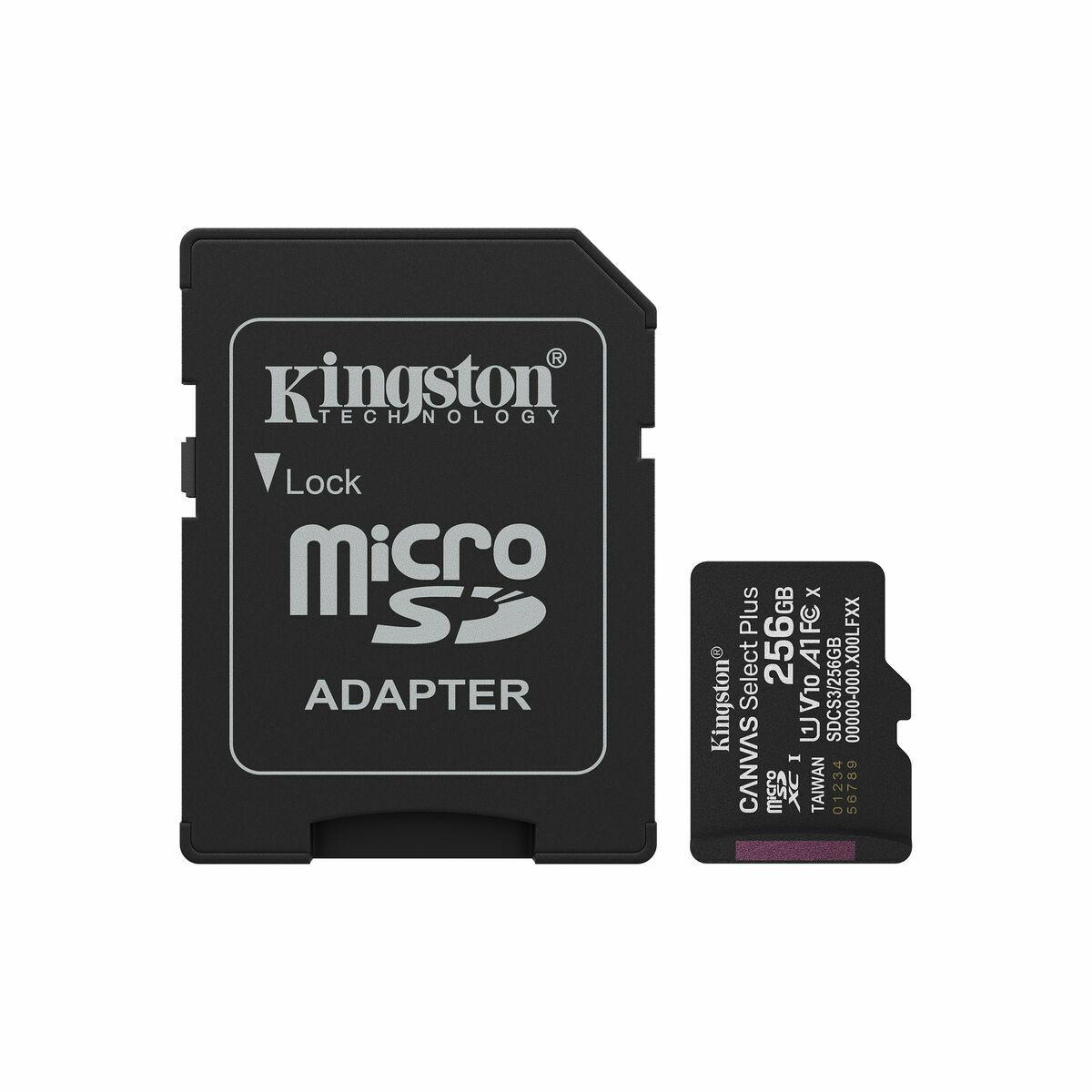 Cartão de Memória Micro SD com Adaptador Kingston SDCS3/256GB 256 GB