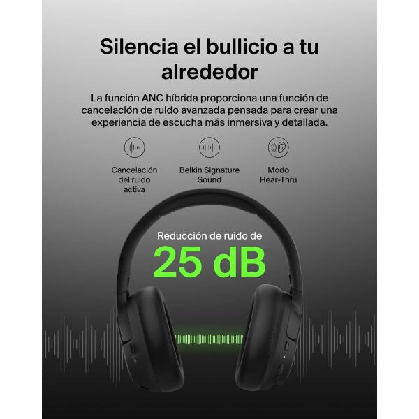 Auriculares Belkin AUD008HQBK