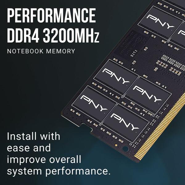 Memória RAM PNY MN8GSD43200-TB 8 GB DDR4 3200 MHz CL22