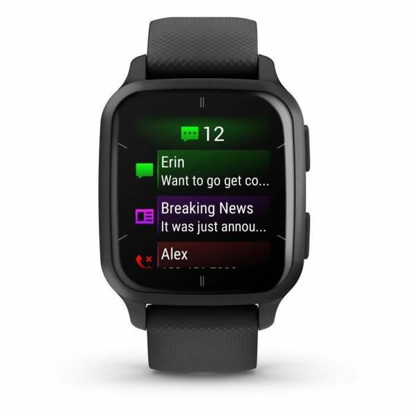 Smartwatch GARMIN Venu Sq 2 Preto 1,4" 40 mm