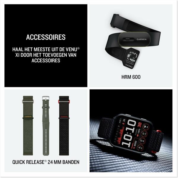 Smartwatch GARMIN 010-02980-03 Preto Verde Cinzento Ardósia