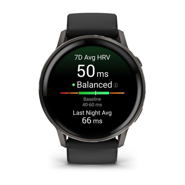 Smartwatch GARMIN Venu 4 Preto 1,4" 45 mm