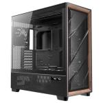 Caixa Semitorre ATX Antec FLUX PRO EUV Preto Madeira