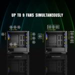 Caixa Semitorre ATX Antec AX-1000 Preto