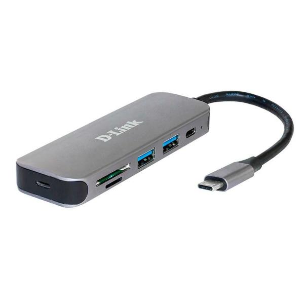 Hub USB D-Link DUB-2325 Cinzento
