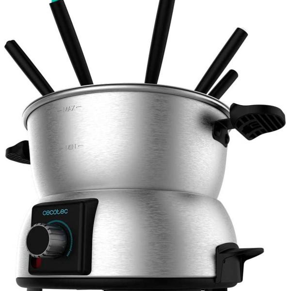 Fondue Elétrico Fun GourmetFondue 1000W (Inox) - CECOTEC