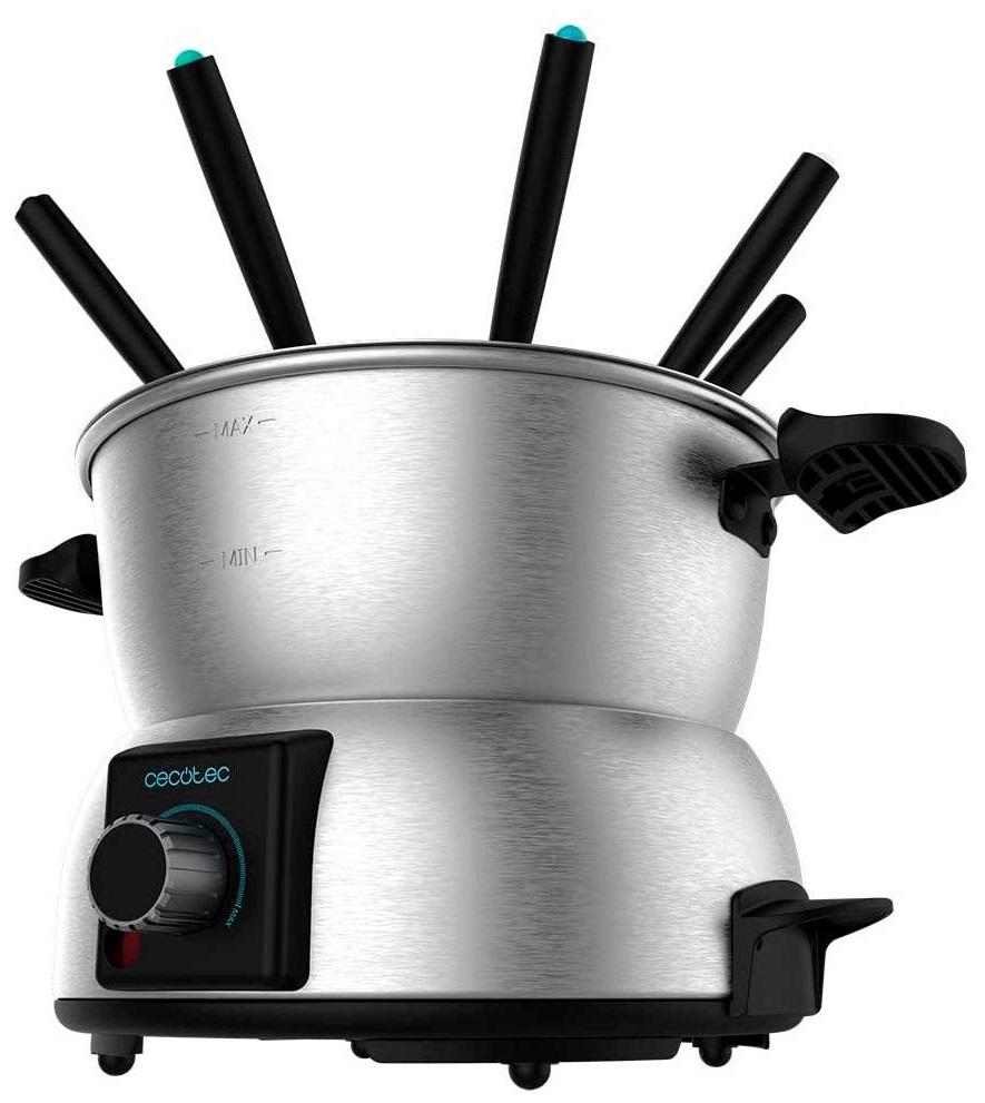 Fondue Elétrico Fun GourmetFondue 1000W (Inox) - CECOTEC